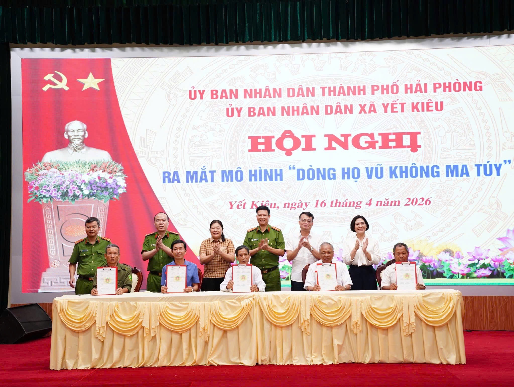 Xã Yết Kiêu: Ra mắt mô hình “Dòng họ Vũ không ma túy”
